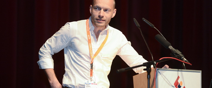 Canto Geschäftsführer Hagen Tschorn hielt auf der Rapid .Tech einen Vortrag zum Thema „Der Einzug des 3D-Drucks in die Serienfertigung“.